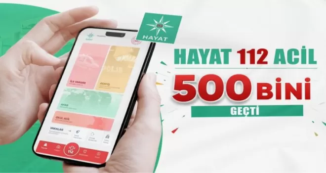 HAYAT 112 Acil kullanıcıları 522 bini aştı!