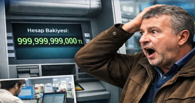 Hesabında 999.999.999.000 TL gözüktü! Banka inceleme başlattı