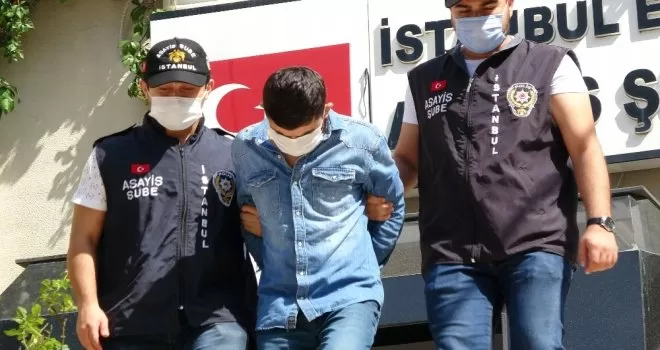 Hırsızlık şüphelisi metrelerce yüksekten yere böyle çakıldı
