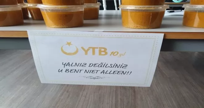 Hollanda’da yaşlı ve ihtiyaç sahiplerine YTB aracılığıyla sıcak yemek
