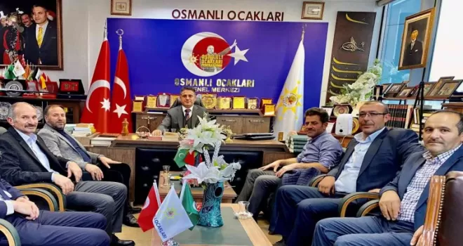 Horasanlı muhtarlardan Osmanlı Ocakları’na ziyaret
