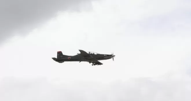 “Hürkuş Hyeu” ilk kez gösteri uçuşu gerçekleştirdi
