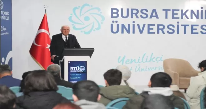 İbrahim Gülmez , BTÜ Konuşmaları’nın konuğu oldu