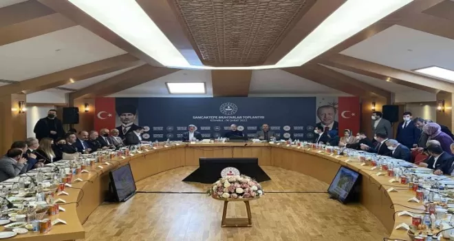 Bakan Soylu, muhtarlarla bir araya geldi