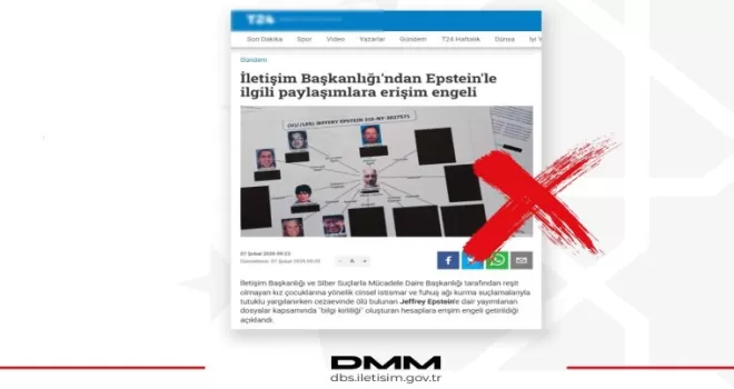 İletişim’den “Epstein paylaşımlarına erişim engeli“ iddiasına yanıt
