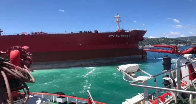 İstanbul Boğazı’nda tanker arızası
