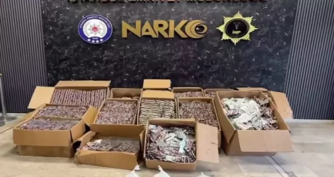 İstanbul’da 560 bin sentetik hap ele geçirildi