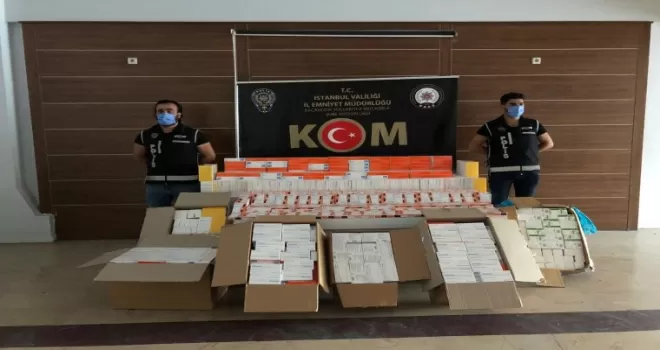 İstanbul’da 6,5 milyonluk kaçakçılık operasyonu
