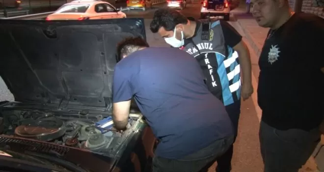 İstanbul’da abartı egzoz ve modifiye denetimi yapıldı
