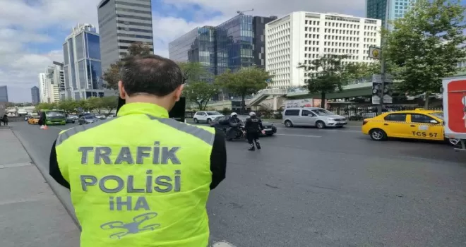 İstanbul’da dron destekli trafik denetimi
