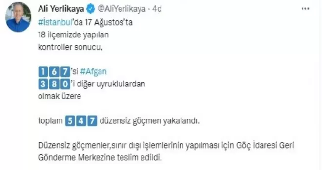 İstanbul’da düzensiz göçmenlere sıkı takip
