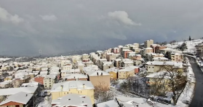 İstanbul’da kar sonrası mest edici manzara
