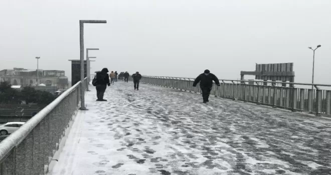 İstanbul’da kar yağışı başladı
