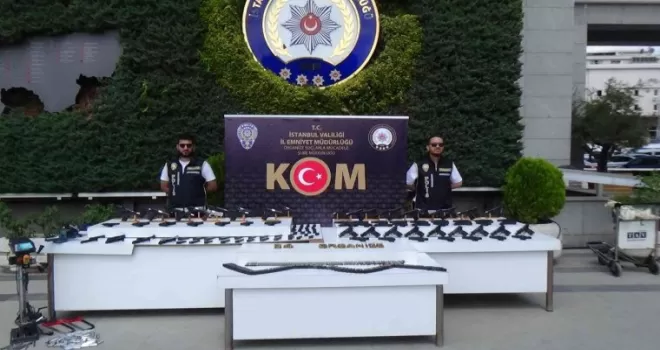 İstanbul’da silah kaçakçılığı operasyonu: 8 gözaltı
