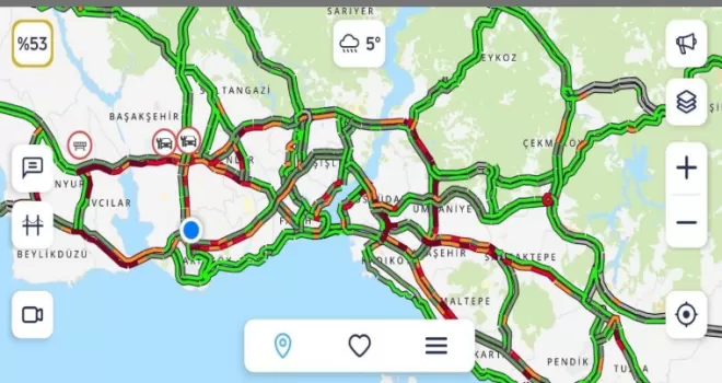 İstanbul’da soğuk ve yağışlı hava etkili olmaya başladı
