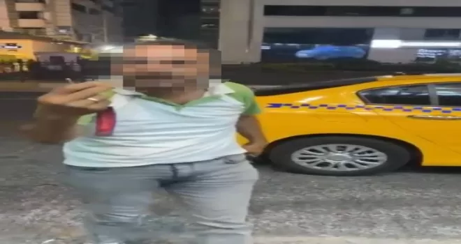 İstanbul’da taksi krizleri kamerada: Araçtan kovdu, müşteri seçti, üstüne yürüdü
