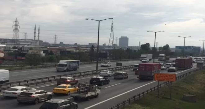 İstanbul’da tam kapanmada trafik yoğunluğu
