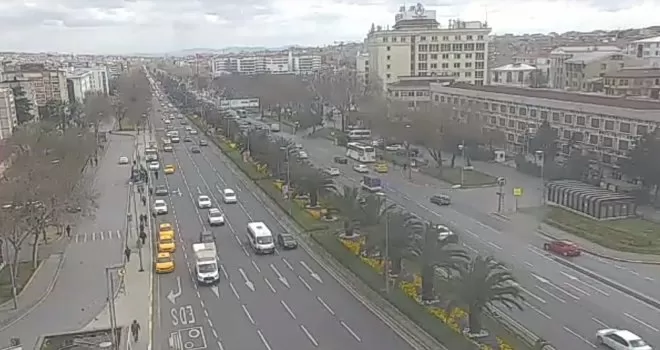 İstanbul’da trafiğe Korona virüs etkisi
