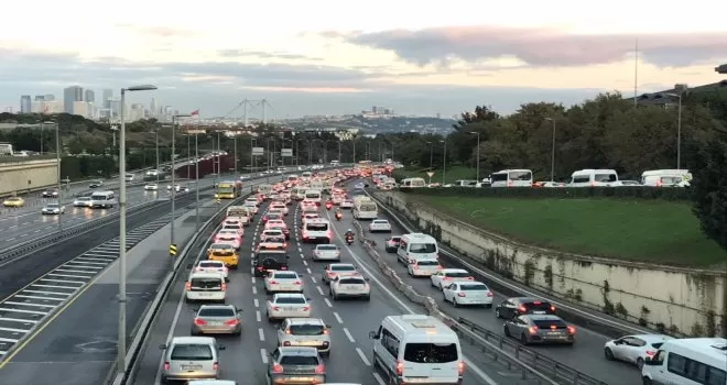 İstanbul’da trafik yoğunluğu yüzde 40’ı aştı
