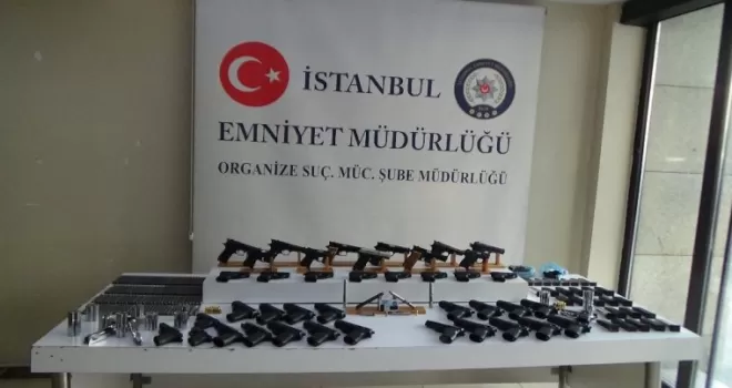 İstanbul’da yasa dışı silah ticareti operasyonu
