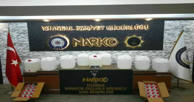 İstanbul’da yüklü miktarda uyuşturucu ele geçirildi
