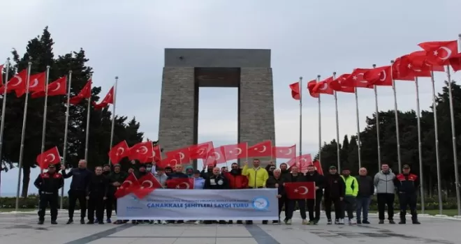 İstanbul’dan Çanakkale’ye saygı pedalı