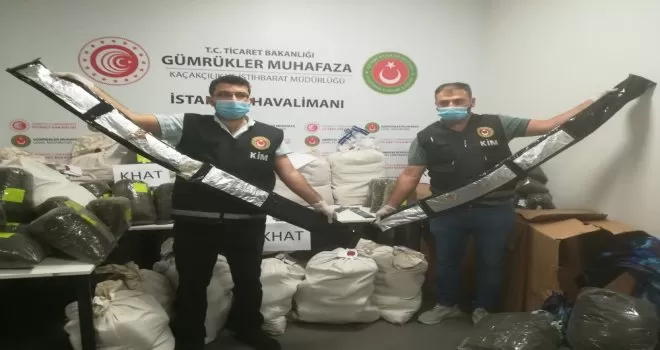 İstanbul Havalimanı’nda 420 kg uyuşturucu yakalandı
