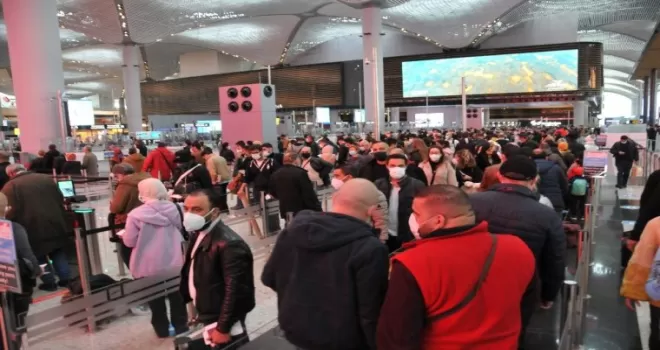 İstanbul Havalimanı’nda pazar yoğunluğu
