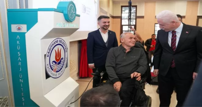 İstanbul Kağıthane’de ’engelsiz şarj’ projesi