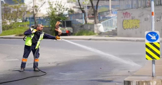 İstanbul Maltepe’de bahar temizliği hız kesmiyor