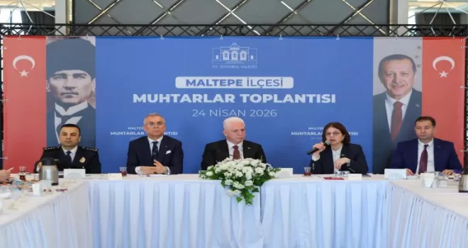 İstanbul Maltepe’de muhtarlarla koordinasyon