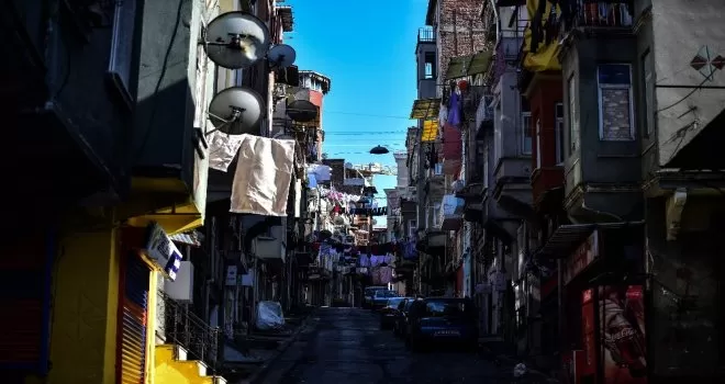 İstanbul sokakları boş kaldı
