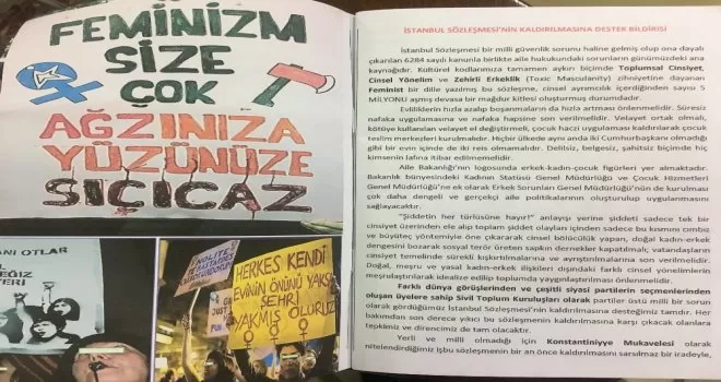 İstanbul Sözleşmesi karşıtı kitapçıklar TBMM’de dağıtıldı
