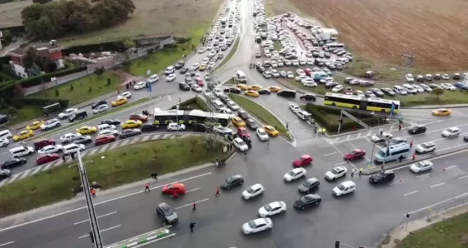 İstanbul trafiğinde Formula 1 yoğunluğu
