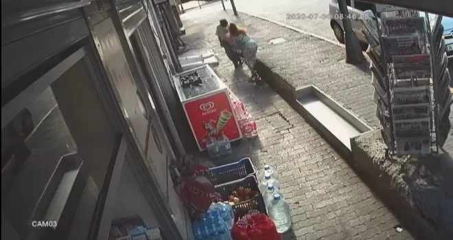 İstanbul’un göbeğinde kadına silahlı saldırı dehşeti kamerada
