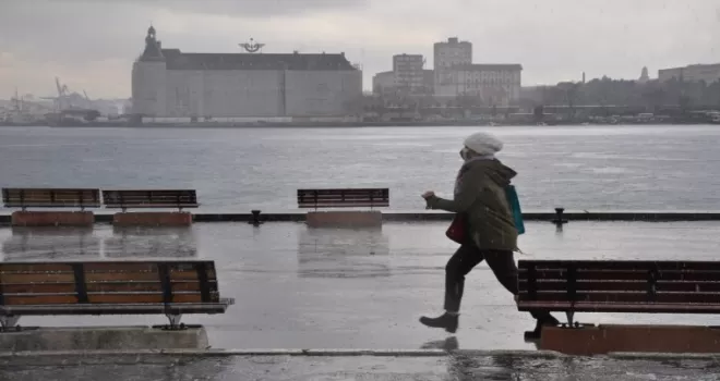 İstanbullular güne dolu ile uyandı
