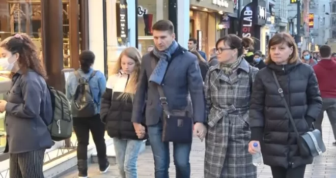 İstiklal’de korkutan görüntü
