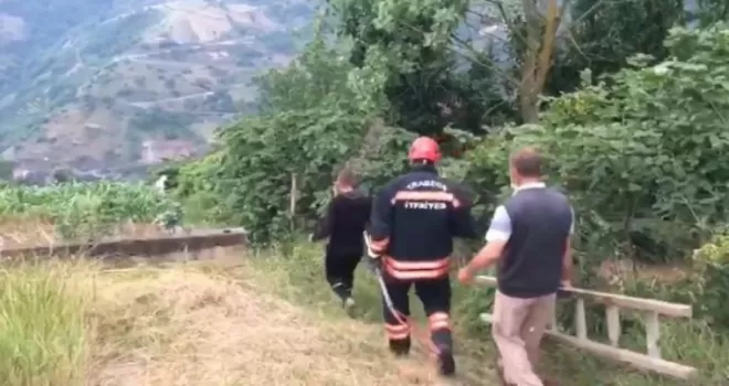 İtfaiyeden porsuk kurtarma operasyonu
