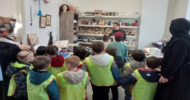 İZGİM, minikleri Çocuk Kütüphanesi’nde ağırladı