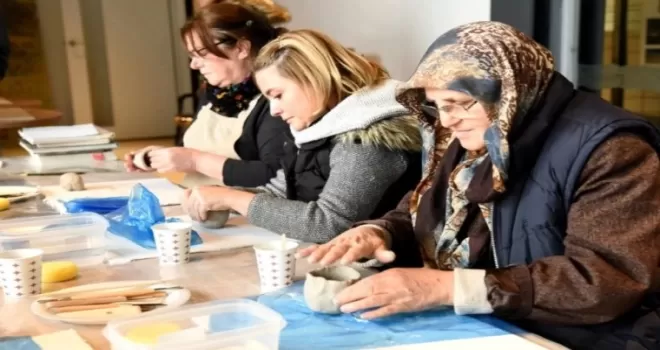 İzmir Bornova’da tarihin kalbinde sanat atölyesi