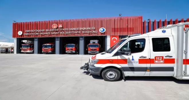 İzmir Çiğli’de itfaiyeye modern istasyon