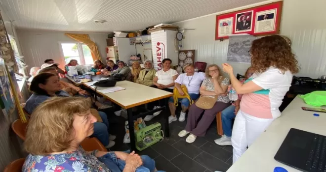 İzmir Çiğli’de kadın sağlığı buluşmaları sürüyor