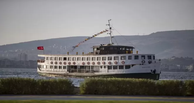 İzmir’de Bergama Vapuru ile tarihe yolculuk yeniden başlıyor