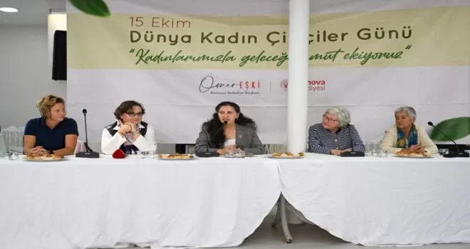 İzmir’de Bornovalı kadınlar geleceğe umut ekiyor