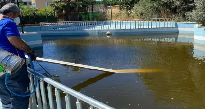 İzmir’de sivrisinekle mücadelede dört mevsim devam