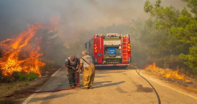 İzmir’de yangınla mücadelede yeni dönem