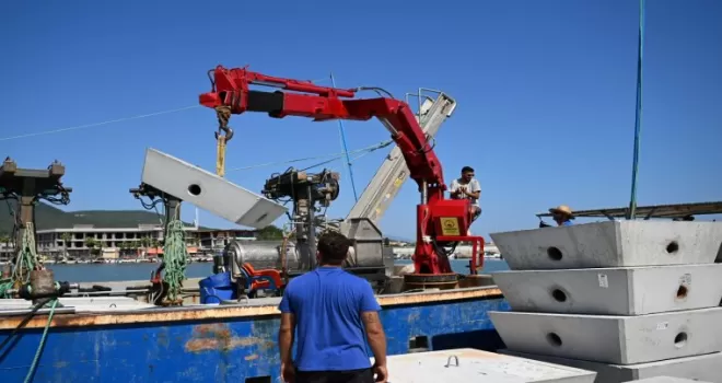 İzmir’in ekosistemine yapay resifli koruma