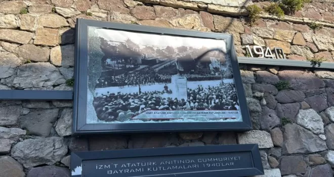 İzmit’te Atatürk rölyefine zarar verenler için harekete geçildi!