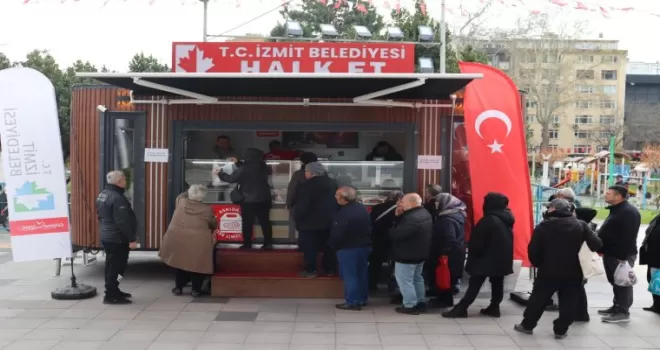 İzmit’te Halk Et yoğun ilgi gördü
