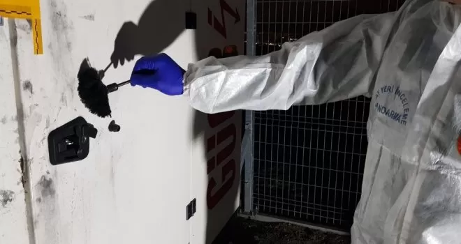 Jandarma baz istasyonundan akü çalan 2 hırsızı suçüstü yakaladı
